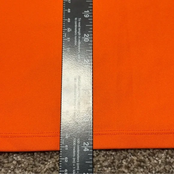 Nike Dri-Fit Youth XL Bright Orange Tee with White Logo - Picture 6 of 10